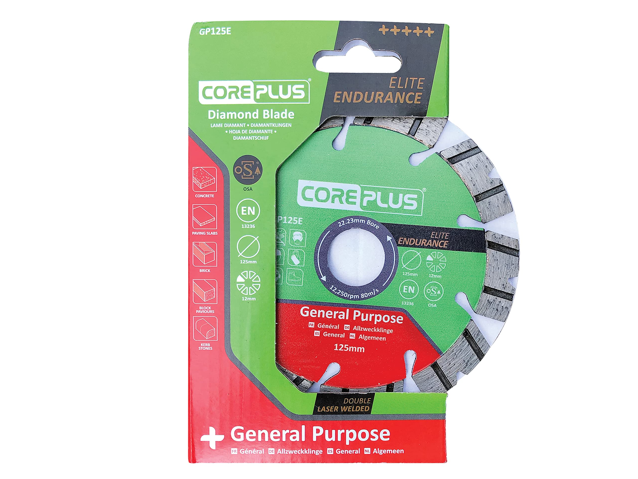 CorePlus Elite General-Purpose Diamond Blade 125mm x B22.23mm (5in)