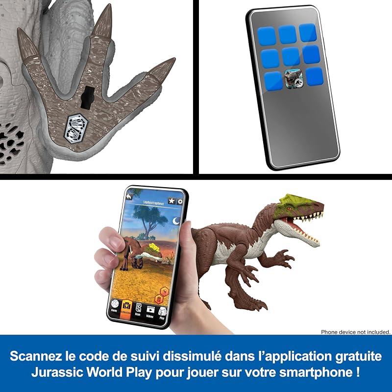 Jurassic World Mosasaurus à mâchoires puissantes et Mini Dinosaure