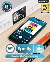 MAJORITY Fitzwilliam Bluetooth Internet Radio DAB FM Spotify Connect 90+ Presets view 2