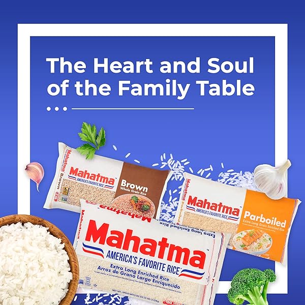 MAHATMA EXTRA-LONG-GRAIN RICE 5-POUND RICE BAG, GLUTEN-FREE AND NON-GMO WHITE RICE BULK BAG, 1 BAG OF RICE
