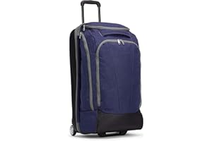 ebags ebags Mother Lode 29 Inches Checked Rolling Duffel - Luggage (Brushed Indigo)