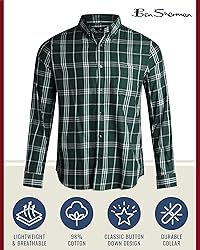 Ben Sherman Men's Button Down Shirt - Regular Fit