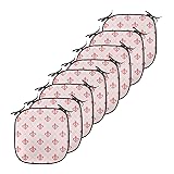 Ambesonne Coral Chair Seating Cushion Set of