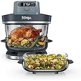 Ninja Crispi Pro 6-in-1 Glass Air Fryer | 6qt & 2.5qt Glass Containers with Storage Lids | Non-Toxic | Meal Prep, Microwave, 