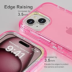 Follaroma for iPhone 15 Plus Case, Heavy Duty