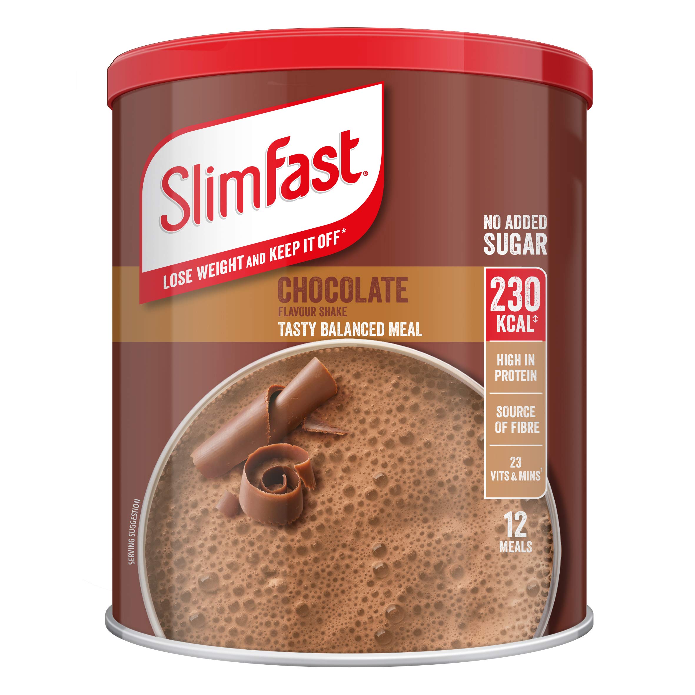 SlimFast Chunky Chocolate Shake Powder, 450g — image 1