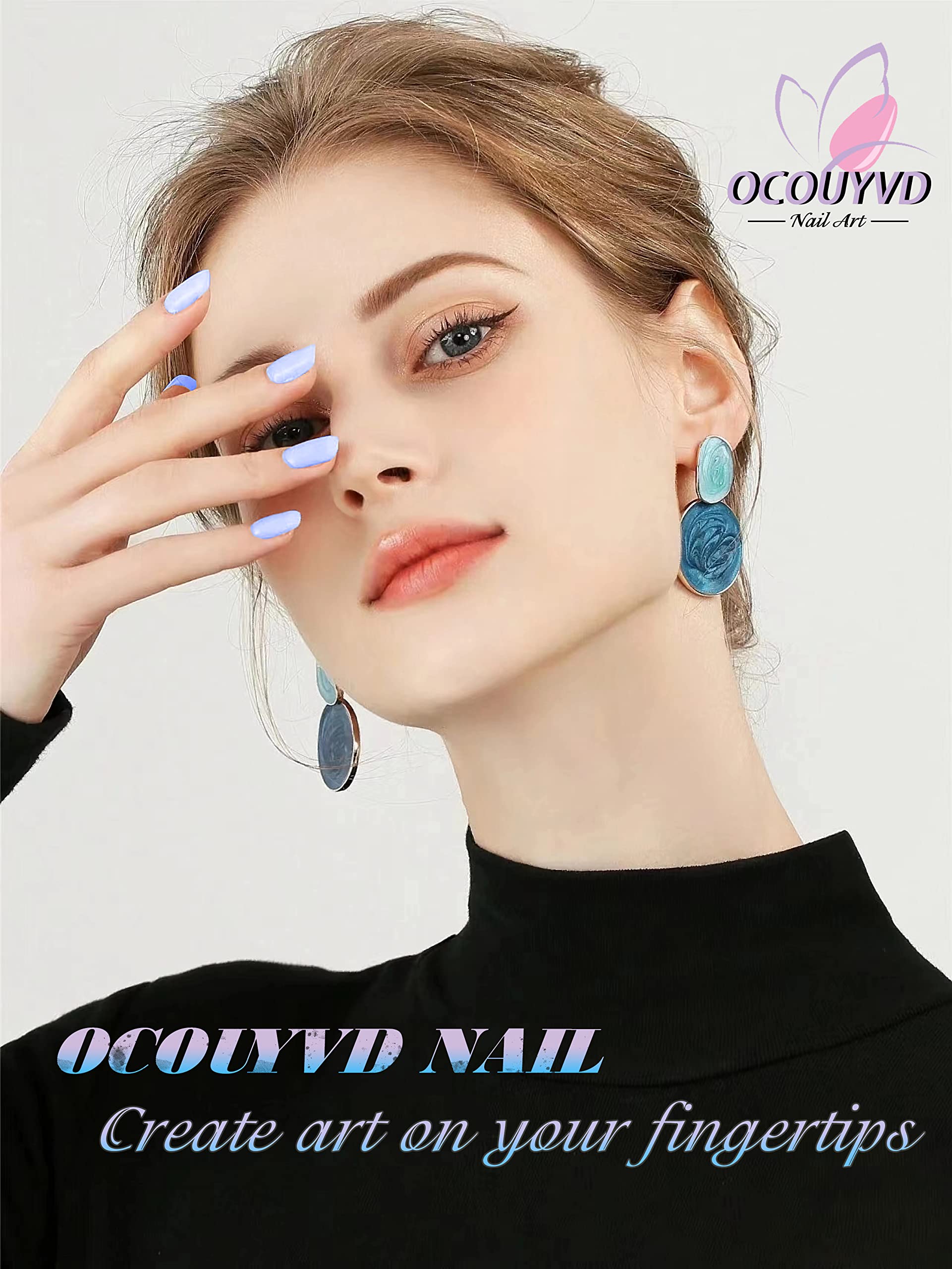 Petite Acrylic Press on Nails Short French Fake Nails Nude White Gradient Designs Stick on Nails Gloss Artificial False Nails Cute Extra Short Press on Nails Small Fake Nails for Women Girls - Image 7