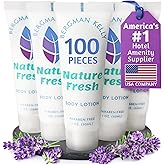 BERGMAN KELLY - Travel Size Lotion - 1 fl oz, 100 PK, Nature Fresh - Delight Your Guests with Refreshing & Soothing Body Lotion - Quality Mini and Small Size Guest Hotel Toiletries in Bulk