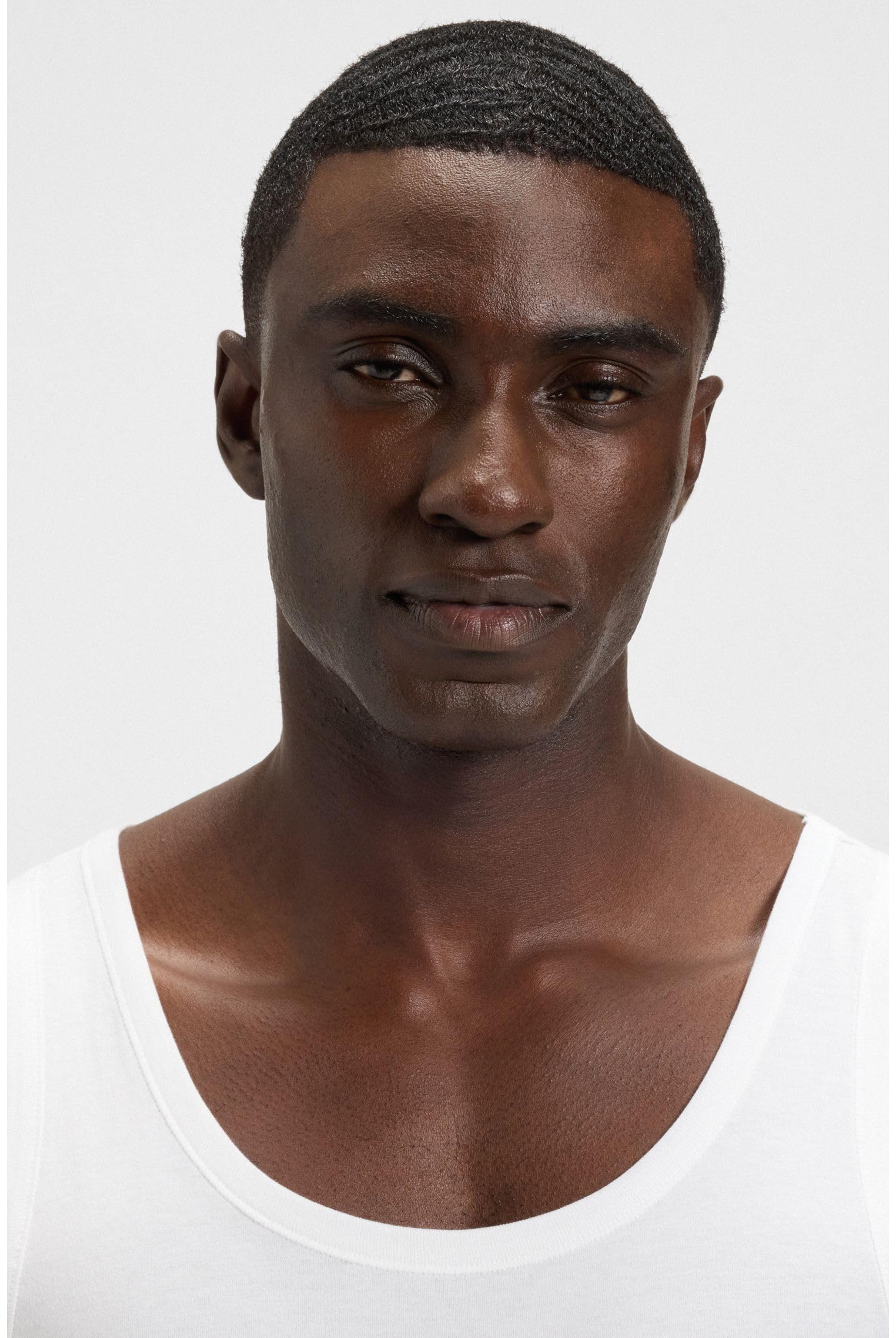 BOSS Herren 3p Co Tank Top, New - White100, L EU 3