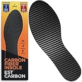 EstCarbon - Carbon Fiber Insole - 1 pc, Men 14-14.5 - Unisex Orthotic Shoe Insert - Stiff Foot Plate - Turf Toe, Hallux Rigidus, Flat Feet, Plantar Fasciitis, Mortons Extension