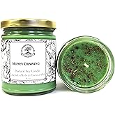 Money Drawing 9 oz Soy Spell Candle | Use in Rituals Relating to Wealth, Financial Security, Prosperity & Abundance | Wiccan, Pagan, Hoodoo, Magick Conjure