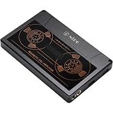 NiPO A200Pro Magnetic DAC Amplifier (Black) | Cassette-inspired MagSafe DAC with OLED &amp; 1.6W balanced power