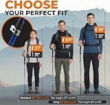TREKOLOGY Trek-Z Collapsible Trekking Poles Dual Set Aluminum 100-135 cm view 5