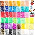 36000 Pcs Value Pack Fuse Beads 45 Colors, Bulk Assorted Multicolor Fuse Beads for Kids and Chilren Crafts with Ironing Papaer