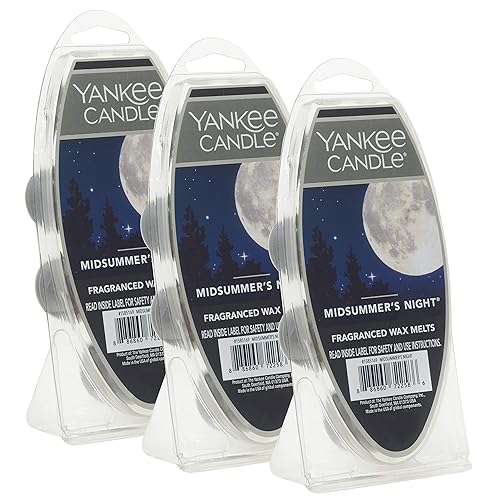 Yankee Candle Midsummer's Night Wax Melts, Pack of 18, Suitable for All Wax Warmers