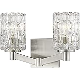 Z-Lite 2 Light Vanity 1931-2V-BN, Clear
