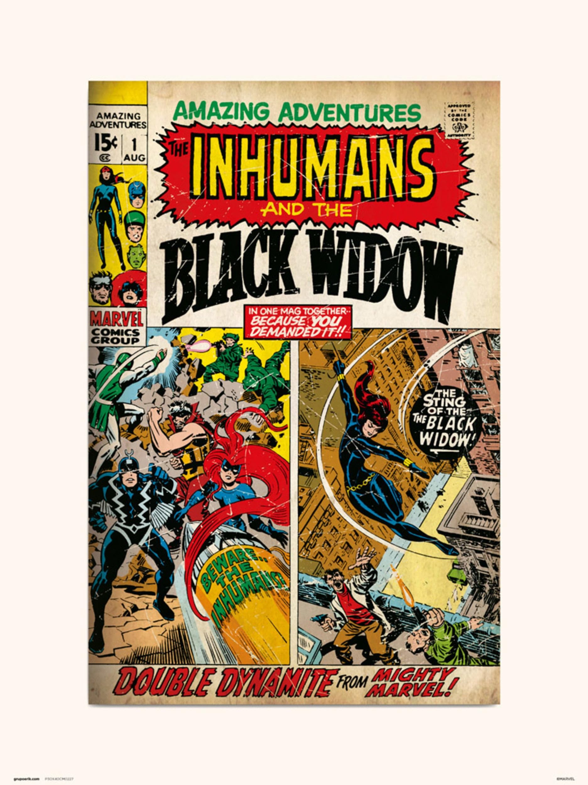 Grupo Erik Art Print, Marvel Amazing Adventures Vol.2 No.1, 30 x 40 cm