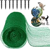 MAIYADUO Garden Netting 4x5M Anti Bird Netting with Ground Pegs Green