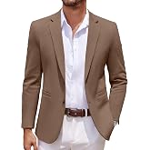 COOFANDY Men's Casual Blazer Knit Lightweight Sport Coats Suit Jacket | Regular Fit Sports Coat,Notch Lapel,Shoulder Pads,Fashion Wedding Prom Party Dress,Casual Daily,Business Work