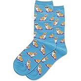 Hot Sox womens Fun Dog Lovers Crew Socks - 1 Pair Pack - Cool & Cute Wordplay Novelty Fashion Gifts