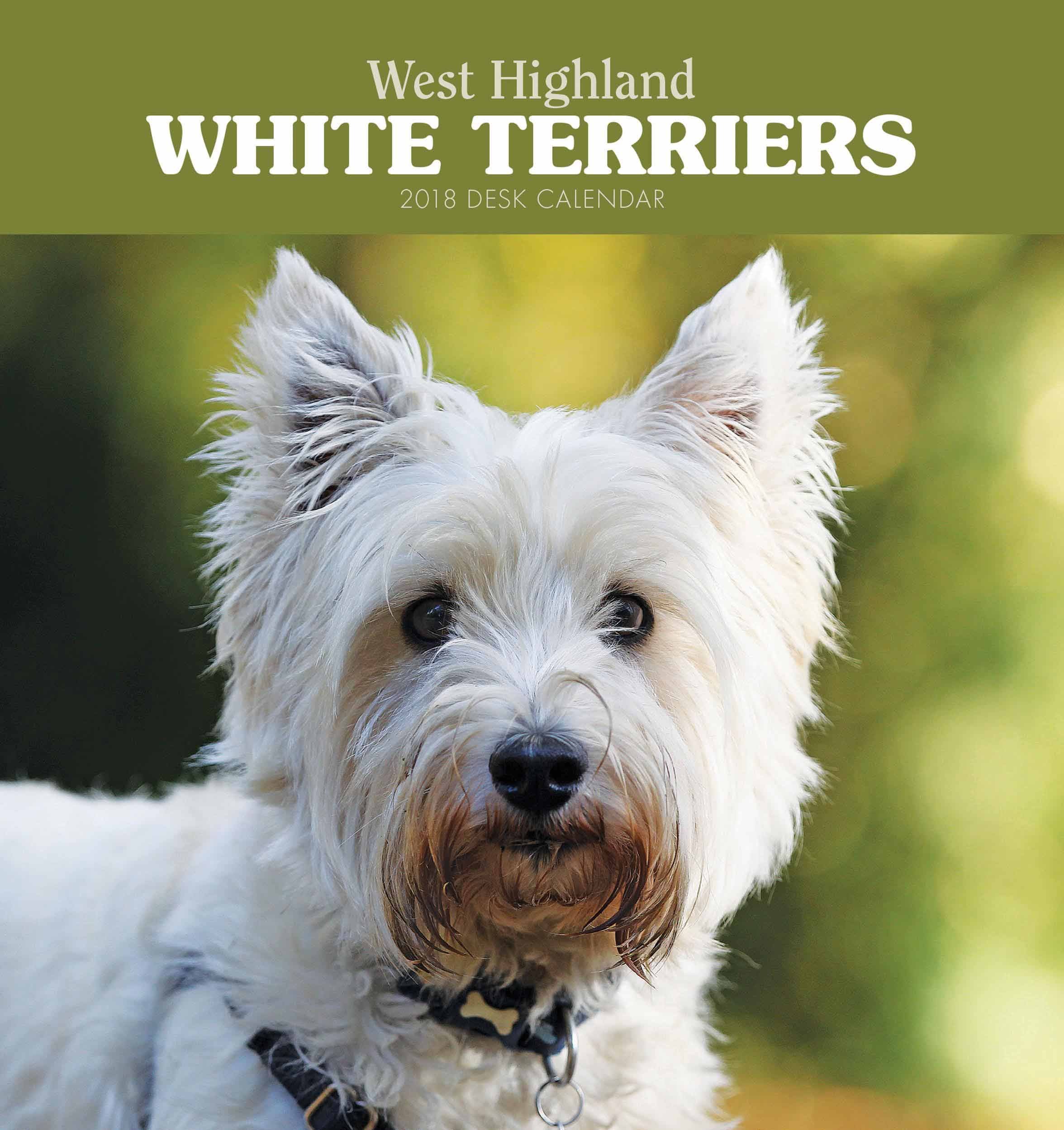 West Highland White Terriers 2018 Easel