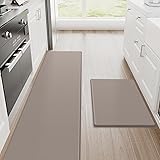 StepRite Kitchen Mats, 2PCS Kitchen Rugs, Cushioned
