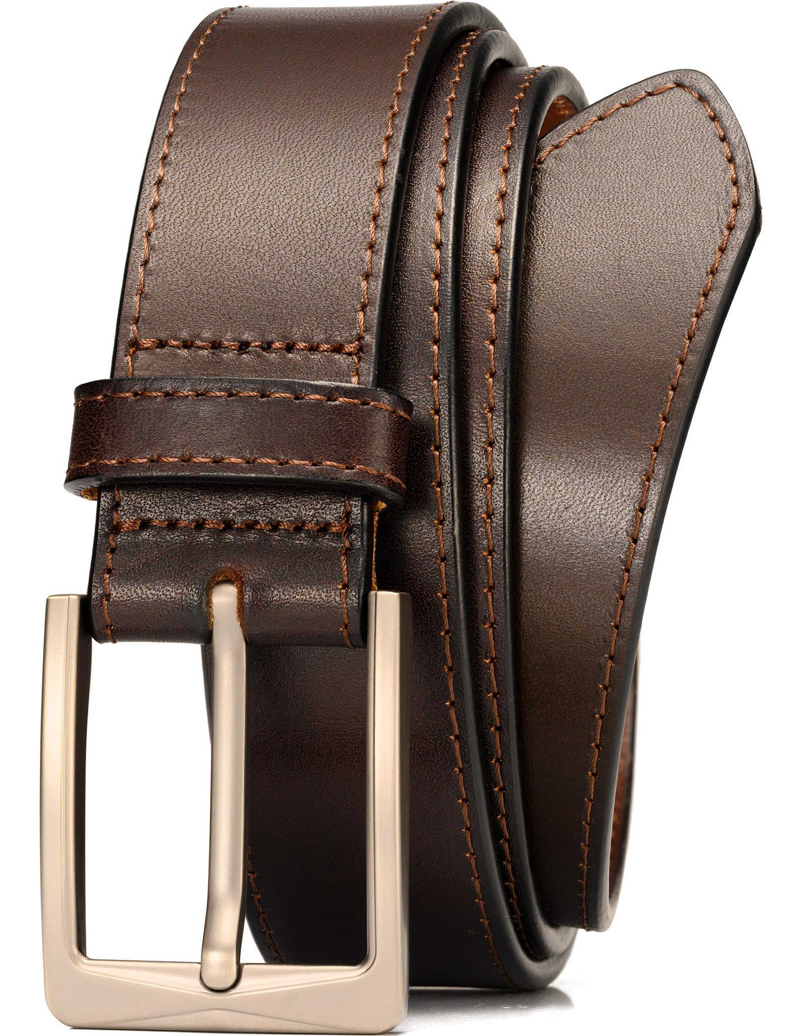 WOLFANT Men's 35mm Dress Casual Belt,100% Italian