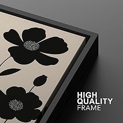 MUDECOR Framed Canvas Print Wall Art Set Silhouette