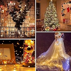 4-Pack 33FT 100 LED Fairy Lights Battery Operated