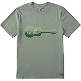 Life is Good Men's Crusher T-Shirts, Short Sleeve Cotton Crew Neck Graphic Tee Shirt, Natural Rhythm