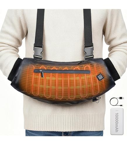 Rechargeable Hand Warmer Pouch, Electric Heated Gloves With 5000mAh Battery For Women And Men