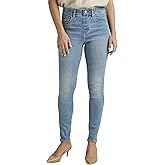 Jag Jeans Women's Valentina Pull-On Skinny Jean, Forever Black, 6