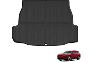 LUCKEASY Trunk Mat for to-yo-ta RAV4 2026 Cargo Protector Mat Cargo Liner All-Weather Car Accessories TPE Black
