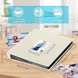 DazSpirit 6x4 Inch Photo Album 600 Photos Linen Cover Display Window view 2