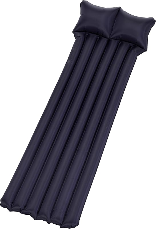 Gonflatable Mattress-6 TUBES-180 x 50 cm W/Pump Matelas d'alpinisme, d'alpinisme et de Trekking, Adulte Unisexe, Bleu (Bleu), Taille Unique