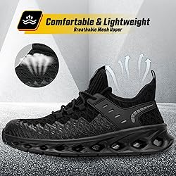 Steel Toe Shoes for Women Men Wide Non Slip