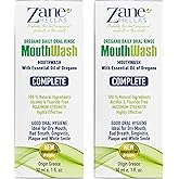 Zane Hellas MouthWash. Oral Rinse with Oregano Oil Power. Ideal for Gingivitis, Plaque, Dry Mouth, and Bad Breath. Alcohol and Fluoride Free. 100% Herbal Solution. 2 fl.oz.-60ml.