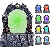 CZYY Glowing Portal Miniature, Color-Changing Resin Terrain for RPGs | 8 LED Modes, Hand-Painted Resin, Scenery for DND &amp; Wargames, Gift for RPG Players &amp; Game Masters