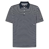 Oakley Men's Transitional Stripe Polo Shirt, Blackout