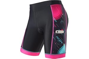 FitsT4 Sports Kids Cycling Bike Shorts Boys Girls Printed Biking Shorts with Pockets