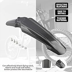 ABCERRSI Sur Ron Front Fender,Imitation Carbon