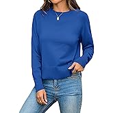 Totatuit Women Cute Cropped Sweater Mock Neck Long Sleeve Lightweight Knit Loose Pullover Sweaters 2025 Fall Trendy Outfits