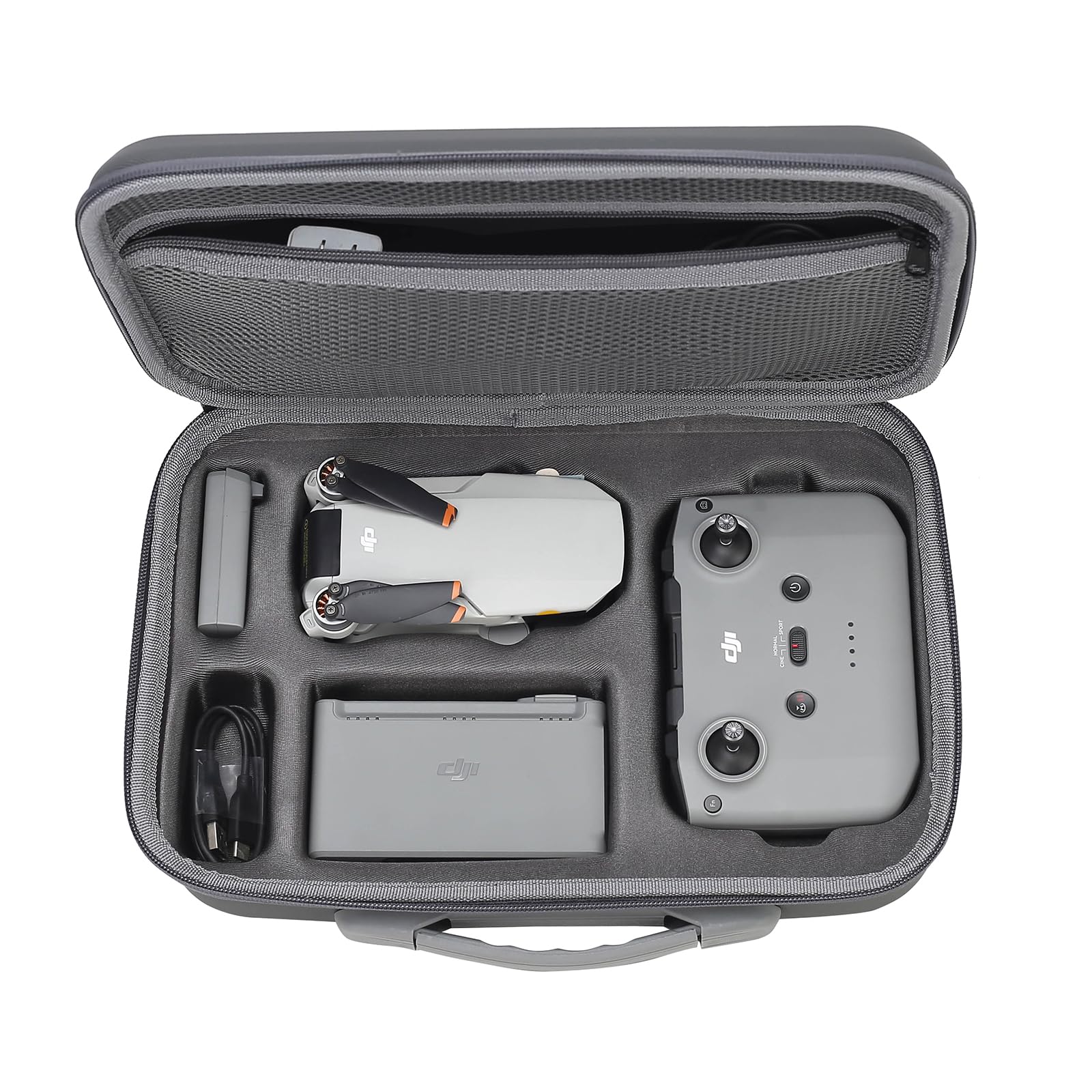 Miieomi Mini 4K Case-Newest Portable Storage Bag Travel Handbag Carrying case Compatible with DJI Mini 4K Drone,Remote Controller & Accessories