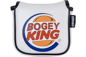 ZZHAO Golf Putter Cover - Funny Magnetic Mallet Putter Cover - Fits Most Mallet Putters - Golf Gifts for Dad - 5.5 x 4.7 x 1.2 Inches