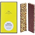 La Maison Du Chocolat Cavale Fruits Secs - Premium Dark Chocolate Bar with Pistachios, Almonds, Hazelnuts - Gourmet French Chocolate
