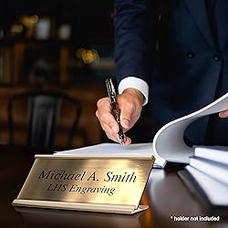 Engraved Name Plates for Door Sign Personalized
