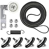 Upgraded Dryer Repair Kit Compatible with LG Kenmore Dryers Includes 4581EL2002C Dryer Drum Roller 4400EL2001A Dryer Belt 4561EL3002A Idler Pulley & Spring Replace 4400EL2001F 4581EL3001E 4581EL2002A