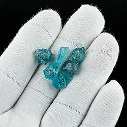CRYSTALIS (30cts.) Blue Zircon Raw Crystals Loose