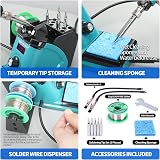 YIHUA 926LED III 60W Soldering Station UK Plug with Tips, Hands view 6