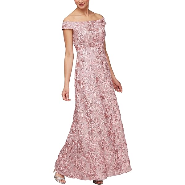 alex evenings rose gold dress Alexander by Daymor 3094S25 Prom Dress - Rose Gold main image 1